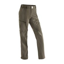 Maier Sports Hiking Trousers Nata T-Zip-Off (long trousers and shorts in one) long coriander brown ladies