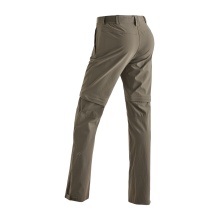 Maier Sports Hiking Trousers Nata T-Zip-Off (long trousers and shorts in one) long coriander brown ladies