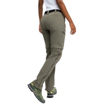 Maier Sports Hiking Trousers Nata T-Zip-Off (long trousers and Bermuda shorts in one) long brown ladies