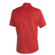 Maier Sports Travel/Hiking Shirt Mats (optimal freedom of movement, chest pocket) red men's