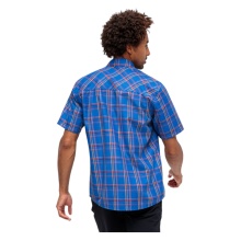 Maier Sports Travel/Hiking Shirt Mauro (Chest Pocket, Quick-Drying) Blue/Red Men's