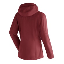 Maier Sports Functional Jacket / Hiking Jacket Metor Rec (waterproof, windproof) burgundy ladies