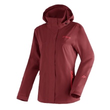 Maier Sports Functional Jacket / Hiking Jacket Metor Rec (waterproof, windproof) burgundy ladies