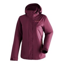 Maier Sports Hiking Jacket Metor Therm Rec (light padding, waterproof, windproof) burgundy ladies