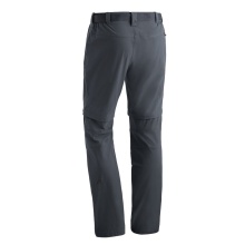 Maier Sports Hiking Pants Tajo 2 Zipp-Off (long pants and Bermudas in one) long graphite grey/orange Men