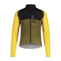 Maloja Cycling Jacket CagnoM Cycle Jacket (quick-drying, elastic Thermopile material) yellow/green Men