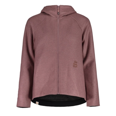 Maloja Fleece Jacket FlachauM with Hood (Alpine Wool) mauve pink Ladies