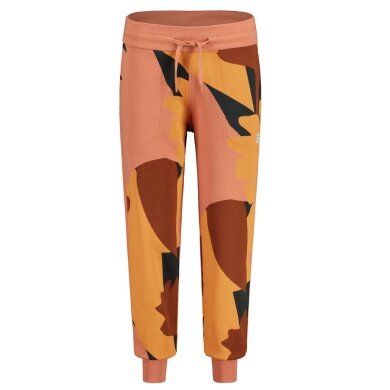 Maloja Leisure Trousers PianaM Organic Sweat Pants (100% Cotton, High Waist) long orange/pink Women