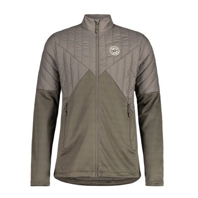 Maloja Hybrid Jacket ZunderschwammM (breathable, water-repellent) stone grey Men