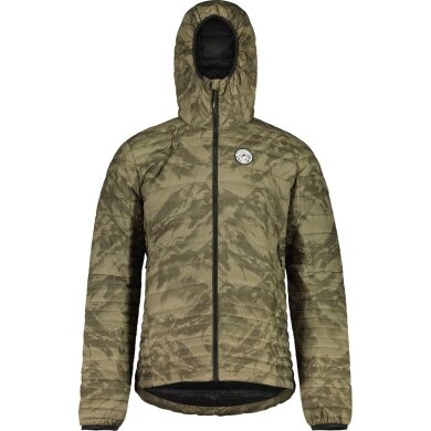 Maloja Winter Down Jacket AlmajM ReDown (windproof, warm) camo green Men