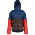 Maloja Winter Down Jacket FuchsM Adventure Puffer ReDown (windproof, very warm) blue/brown/red Men