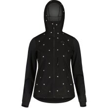 Maloja Hybrid Jacket SennesM. Printed (high breathability, 3-layer softshell) black Women