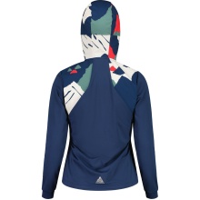 Maloja Hybrid Jacket SennesM. Printed (high breathability, 3-layer softshell) midnight blue Women