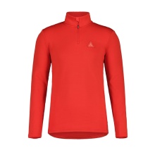 Maloja Long Sleeve Shirt CesarM Mountain Fleece (Halfzip, 4-way stretch, quick-drying) red Men