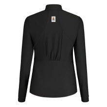 Maloja Long Sleeve Shirt Forest Herb M Midlayer Full Zip - high freedom of movement - black Women