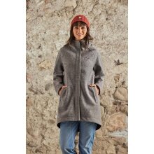 Maloja Winter Coat LupiciaM Urban Alpine Wool Coat (with hood, Bonded Wool, warm) grey Women