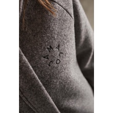 Maloja Winter Coat LupiciaM Urban Alpine Wool Coat (with hood, Bonded Wool, warm) grey Women