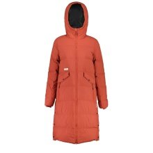 Maloja Winter Coat AnkogelM Urban Puffer Coat (ReDown filling, windproof, very warm) orange/rose Women