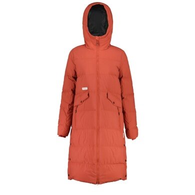 Maloja Winter Coat AnkogelM Urban Puffer Coat (ReDown filling, windproof, very warm) orange/rose Women