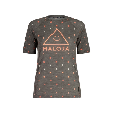 Maloja Sport-Shirt FondoM Baselayer Shirt (Merino Wool) Underwear Dark Grey Women