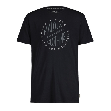 Maloja Leisure T-shirt SerdesM (Cotton/Modal) black Men