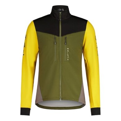 Maloja Wind Jacket SanzenoM Cycle Thermal Windblock (warm, windproof) yellow/green Men