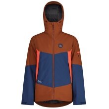 Maloja Winter Ski Jacket HallimaschM (water-repellent, breathable) brown/multicoloured Men's