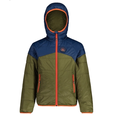 Maloja Winter Jacket GenesioU Alpine Puffer Jacket (very warm, windproof, Primaloft BIO padding) khaki Kids