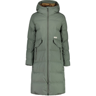 Maloja Winter Coat AnkogelM Urban ReDown Coat (2-layer, windproof, very warm) frost green Ladies