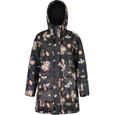 Maloja Winter coat FossanM Urban Puffer Coat (PrimaLoft® BIO133, windproof) black/flower Ladies