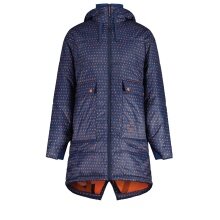 Maloja Winter Coat MarcenaM Urban Puffer Coat (windproof, Primaloft® Bio Padding) dark blue/orange Women