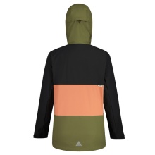 Maloja Softshell Jacket OvaroM Alpine - windproof, water-repellent - black/khaki/orange Women