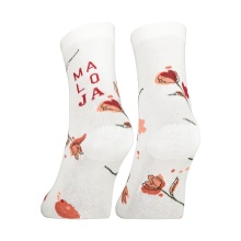 Maloja Daily Sock Crew KimballM Flower (Cotton Blend) off-white Women - 1 Pair