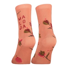 Maloja Daily Sock Crew KimballM Flower (Cotton Blend) orange/blossom Women - 1 Pair