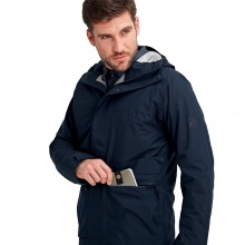 Mammut Parka Roseg 3in1 HS (Hardshell) Hooded navy blue Men