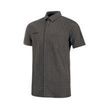 Mammut Hiking Shirt Lenni Outdoor Short Sleeve (antimicrobial treatment, chest pocket) titanium grey Men