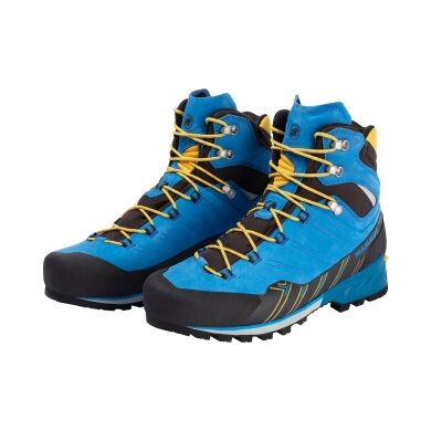 Mammut Hiking Shoes Kento Guide High GTX (High Mountain Hiking, Nubuck Leather, Waterproof) Blue Men