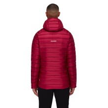 Mammoth Winter Down Jacket Broad Peak Insulated Hooded (Hood, warming thanks to down filling) burgundy/black Men