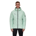 Mammut Winter Down Jacket Broad Peak Insulated Hooded (Hood, warming thanks to down filling) mint green/black Men