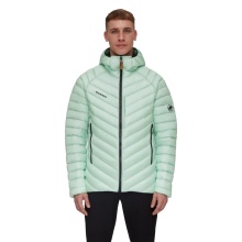 Mammut Winter Down Jacket Broad Peak Insulated Hooded (Hood, warming thanks to down filling) mint green/black Men