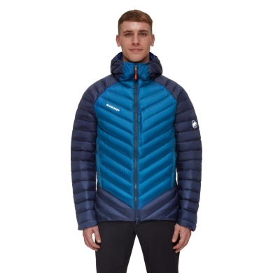 Mammut Winter Down Jacket Broad Peak Insulated Hooded (Hood, warming thanks to down filling) deep blue/marine blue Men