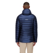 Mammut Winter Down Jacket Broad Peak Insulated Hooded (Hood, warming thanks to down filling) navy blue/black Men