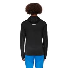 Mammut Fleece Jacket Taiss Light ML Hooded (Midlayer, 4-Way Stretch) black Men