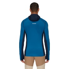 Mammut Fleece Jacket Taiss Light ML Hooded (Midlayer, 4-Way Stretch) deep blue Men