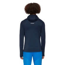 Mammut Fleece Jacket Taiss Light ML Hooded (Midlayer, 4-Way Stretch) Navy Blue Men