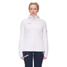 Mammut Fleece Jacket Taiss Light ML Hooded (Midlayer, 4-Way Stretch) white Women