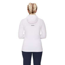 Mammut Fleece Jacket Taiss Light ML Hooded (Midlayer, 4-Way Stretch) white Women