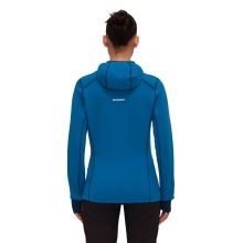 Mammut Fleece Jacket Taiss Light ML Hooded (Midlayer, 4-Way Stretch) deep blue/marine blue Women