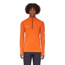 Mammut Fleece Pullover Aenergy Half Zip Pull (Midlayer, Polartec Power Grid Fleece) orange Men