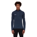 Mammut Fleece Pullover Aenergy Half Zip Pull (Midlayer, Polartec Power Grid Fleece) navy blue Men